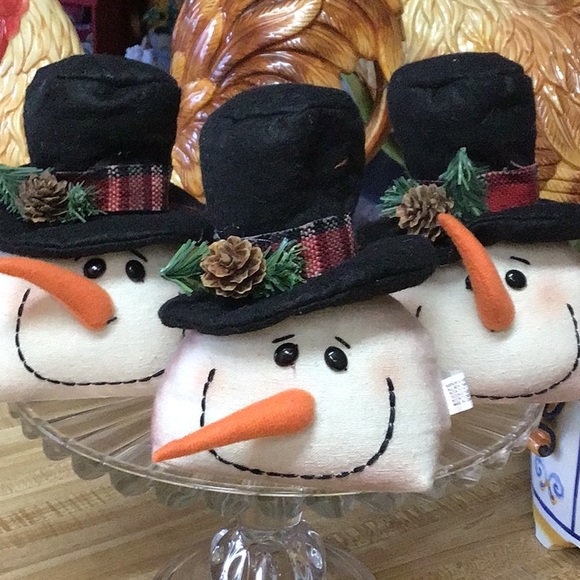 Snowmen Heads Mimi set 3 - Picture 2 of 2